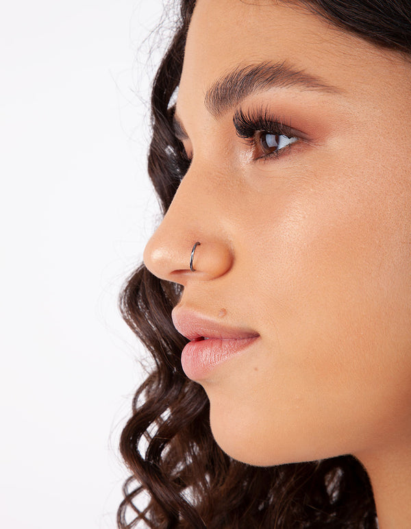 Amazon Popupar Titanium Steel Magnetic Nose Ring Stainless Non Perforated  Horseshoe Shaped Nose Hoop Fake Nose Ring U-Nail Piercing - China Nose Ring  and Nose Piercing Body Jewelry price | Made-in-China.com